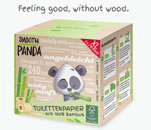 Geschäftsidee Bambus Klopapier ohne Verpackung im Abo verkaufen
